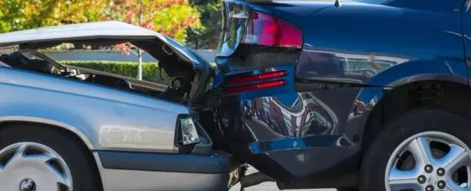 Auto Accident Involving Two Cars