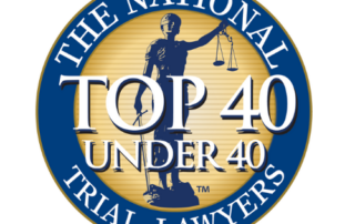 Ingrid top 40 under 40 award badge