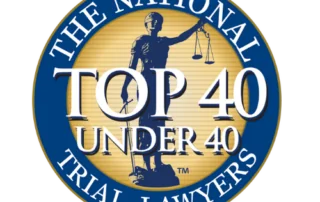 Ingrid top 40 under 40 award badge