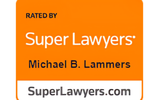 Mike Lammers Super lawyers award badge