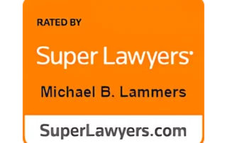 Mike Lammers Super lawyers award badge