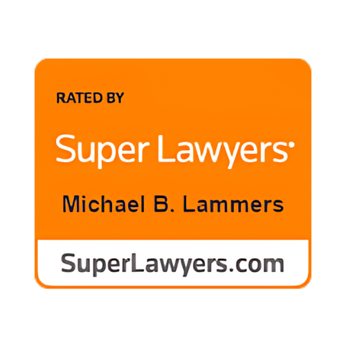 Mike Lammers Super lawyers award badge