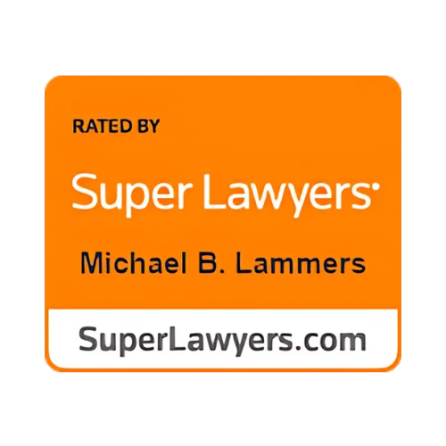 Mike Lammers Super lawyers award badge