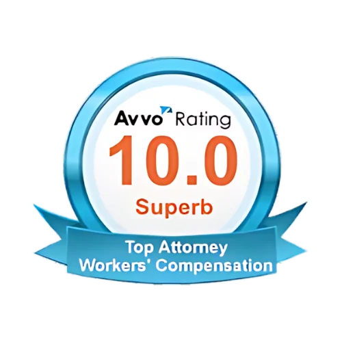 Avvo Workers' Compensation award badge