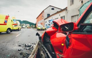 Ambulances For A Traffic Accident