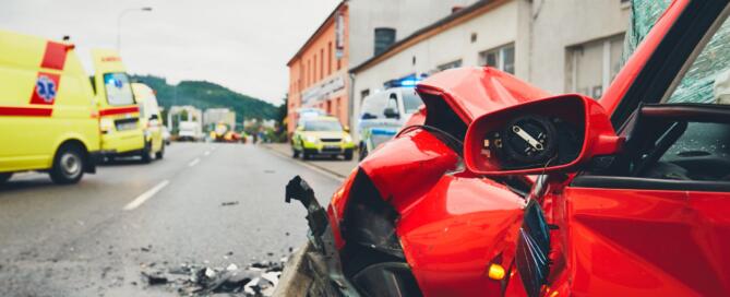 Ambulances For A Traffic Accident